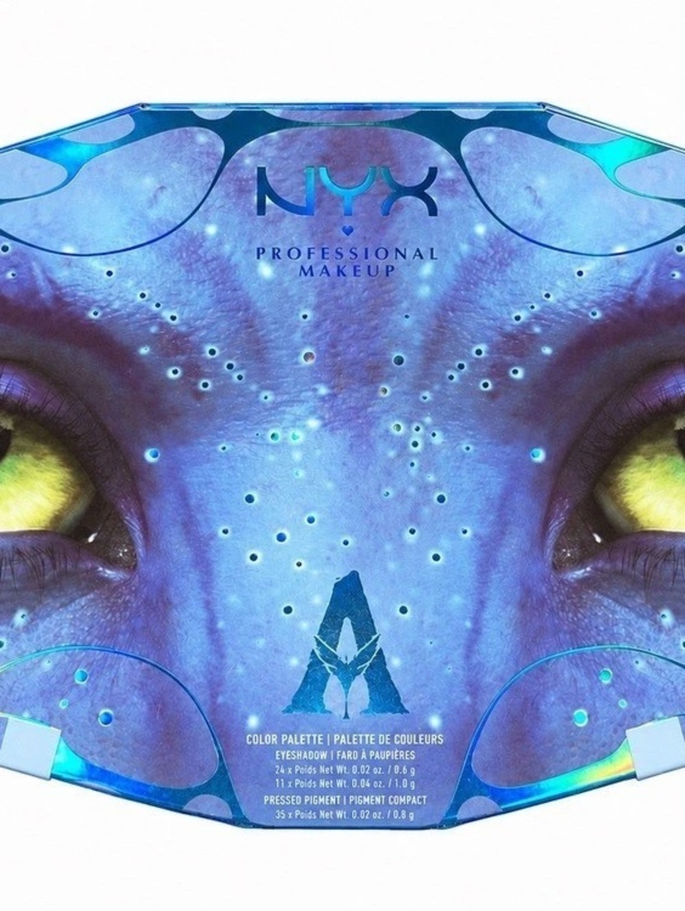 NYX x Avatar The Way of Water 24-Shade Eyeshadow Palette Limited Edition